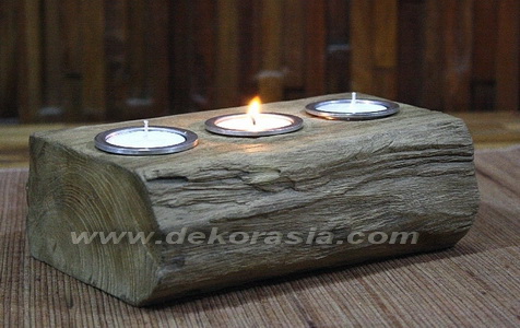 RECYCLED WOOD CANDLE